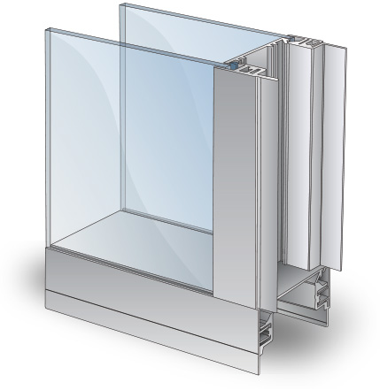 Double Flush Cleanroom Window