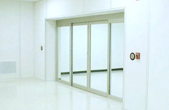 sliding clean room doors